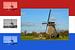 Molen in Nederlandse vlag van Leo Huijzer