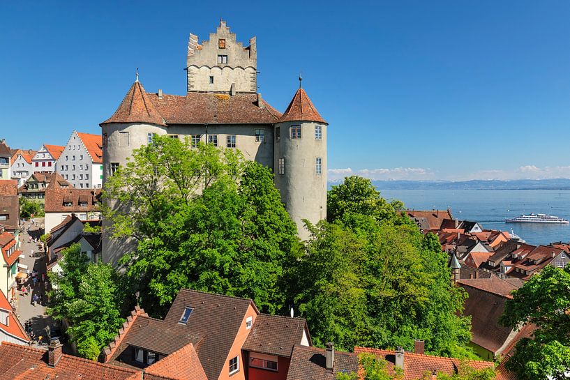 Old castle in Meersburg at Lake Constance by Markus Lange