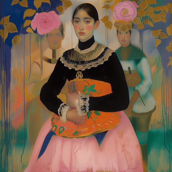 Girl in Gaugain dreamland by Ton Kuijpers