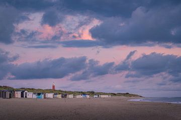 Dreigende lucht op Texel van Mark Bonnenberg