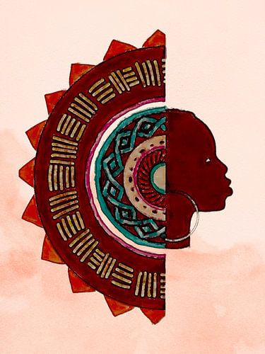 Profil d'&: Symbolisme à l'aquarelle