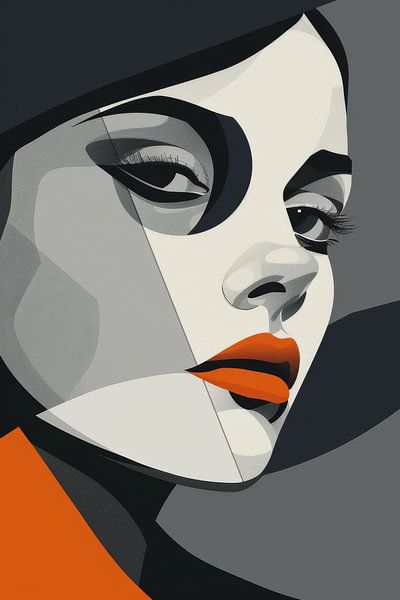 Woman - Women - Portrait of a woman by Poster Art Shop