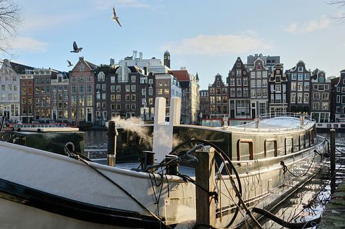Amsterdam waking up from the night.