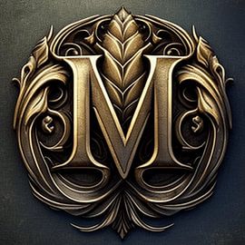 Monogramme médiéval sur Vythryd Arts