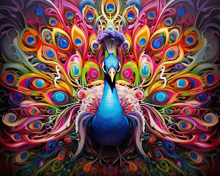 Birds Peacocks by Eye catching paintings