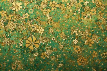Bloemenzee van Goud en Groen van Whale & Sons