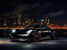 Porsche 911 Carrera Car Auto in New York City by FotoKonzepte
