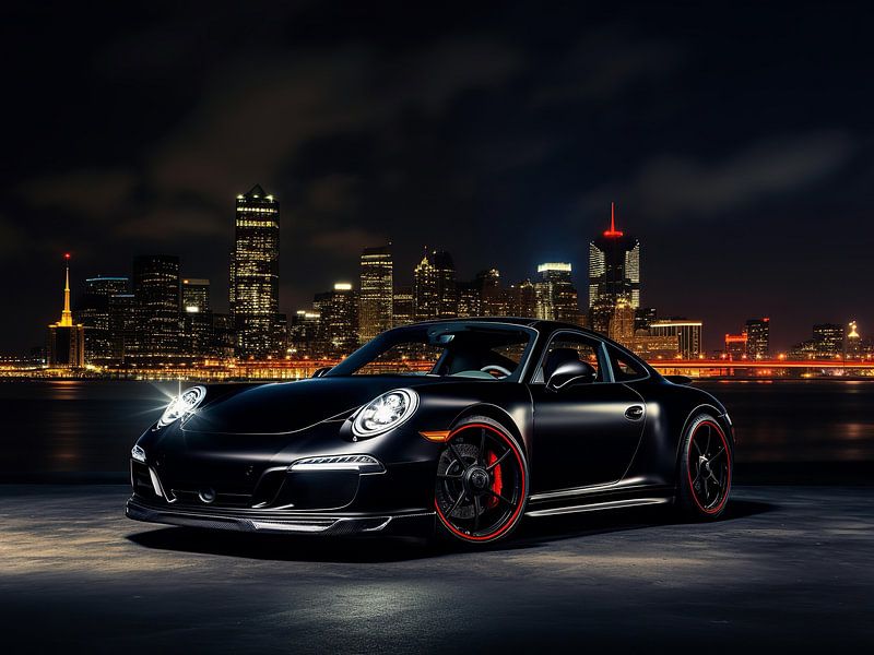 Porsche 911 Carrera Car Auto in New York City by FotoKonzepte