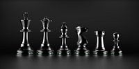 Chess pieces black