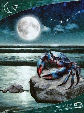 Star sign Cancer - In the sign of the moon