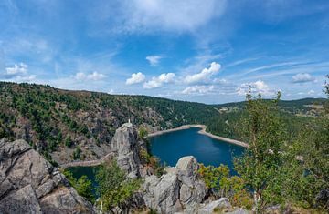 Lac Blanc lake in the Vosges moutains in France during summer by Sjoerd van der Wal Photography