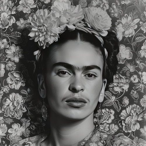 Frida Poster Zwart Wit
