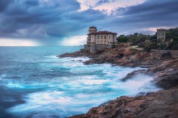 Château de Boccale sur les rochers. Livourne, Toscane sur Stefano Orazzini