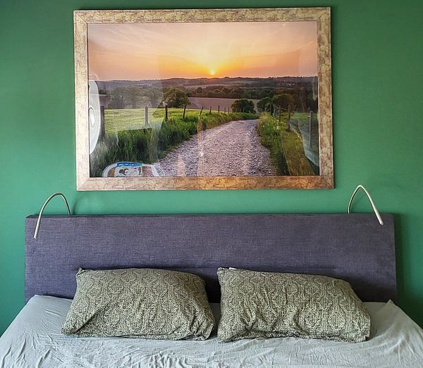 Sunset Over the Hills