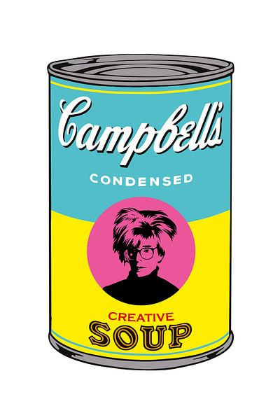 Warhol Creative Soup van Harry Hadders