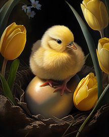 Frühlingshuhn von Jacky