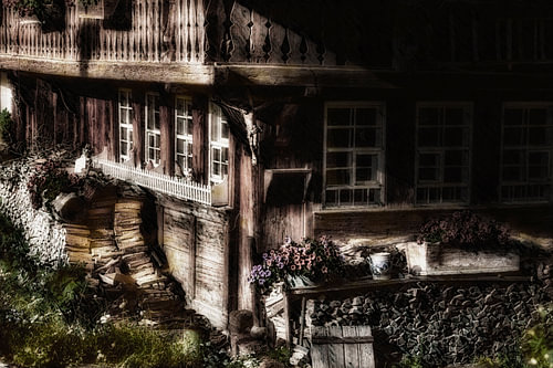 oude boerderij in het Zwarte Woud