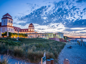 Ostseebad Binz (Rügen) am Abend