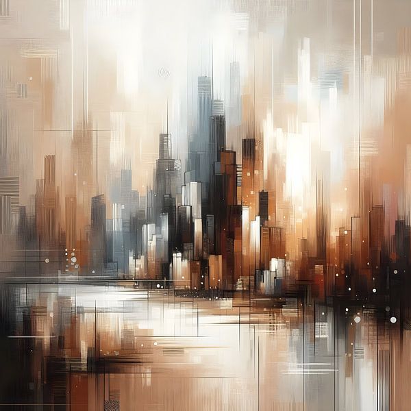 Ligne d'horizon de Rotterdam par FoXo Art