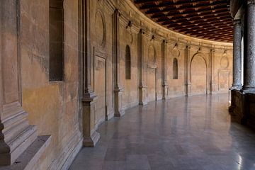 Alhambra - Gallery in the Palacio de Carlos V by René Weijers