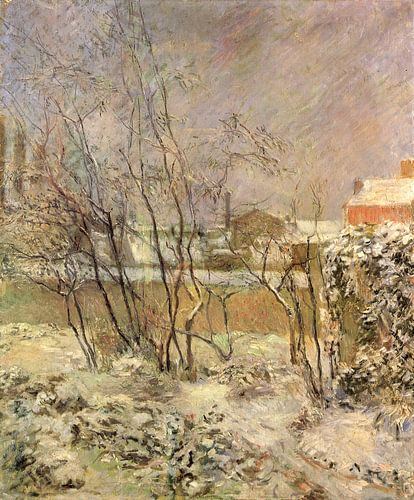 Jardin sous la neige, Paul Gauguin - 1883