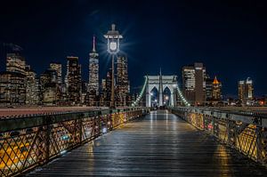 Brooklyn Bridge After Dark