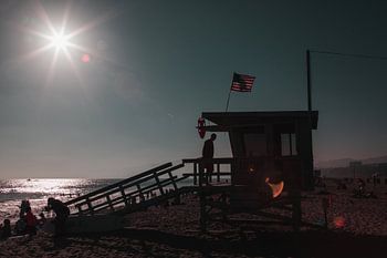 Santa Monica Beach - strandwacht - Los Angeles
