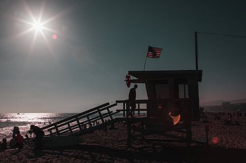 Santa Monica Beach - strandwacht - Los Angeles