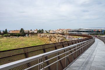 Pont piétonnier sur les collines de la Fabrica sur Werner Lerooy