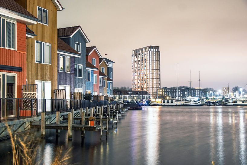Reitdiephaven in Groningen van Agnes Koning