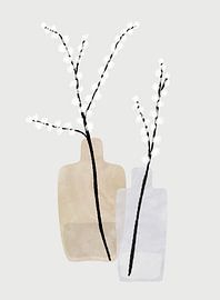 Flower branches in vases by Rosana Laiz Blursbyai