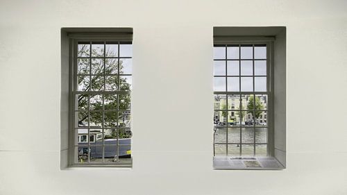 Unique window on the Amstel by Peter Bartelings
