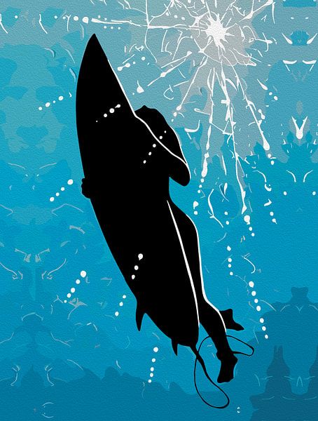 Deep Dive - Surfer&#039;s Unterwasser-Reise von Ramy Salah Hefny
