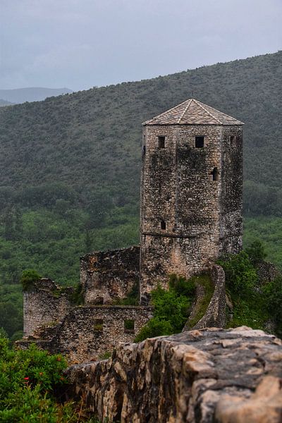 City wall Počitelj Bosnia and Herzegovina by Maaike Hartgers