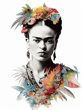 Frida - Zwart wit met kleurdetails