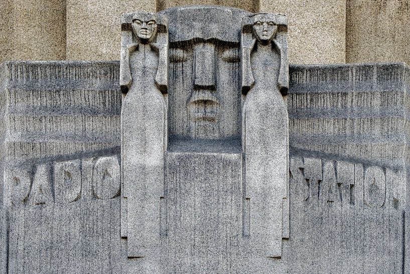 Fassadenstein-Radio Kootwijk von Evert Jan Luchies