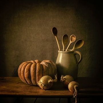 Still life kitchen scene by Monique van Velzen