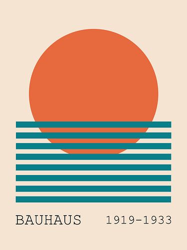 Bauhaus poster Sun