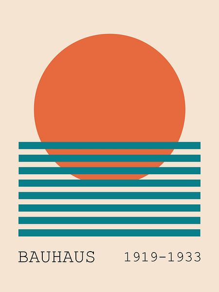 Bauhaus poster Sun by Hilde Remerie Photography and digital art