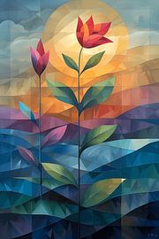 Red Rose Ceramic by Art Kingdom