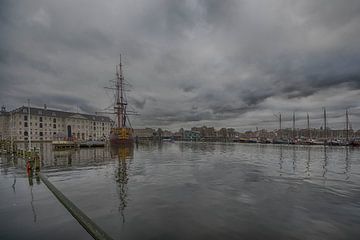 VOC schip De Amsterdam van Foto Amsterdam/ Peter Bartelings