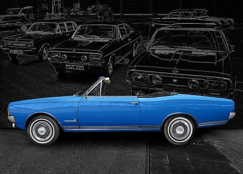 Opel Commodore A Cabriolet (original color)