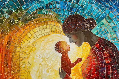 schilderachtig abstract portret