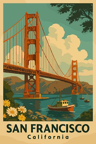 Voyage vintage à San Francisco, Californie
