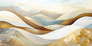 Moderne abstrakte Landschaft