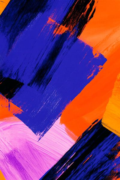 Farbenfrohes abstraktes Kunstwerk von Poster Art Shop