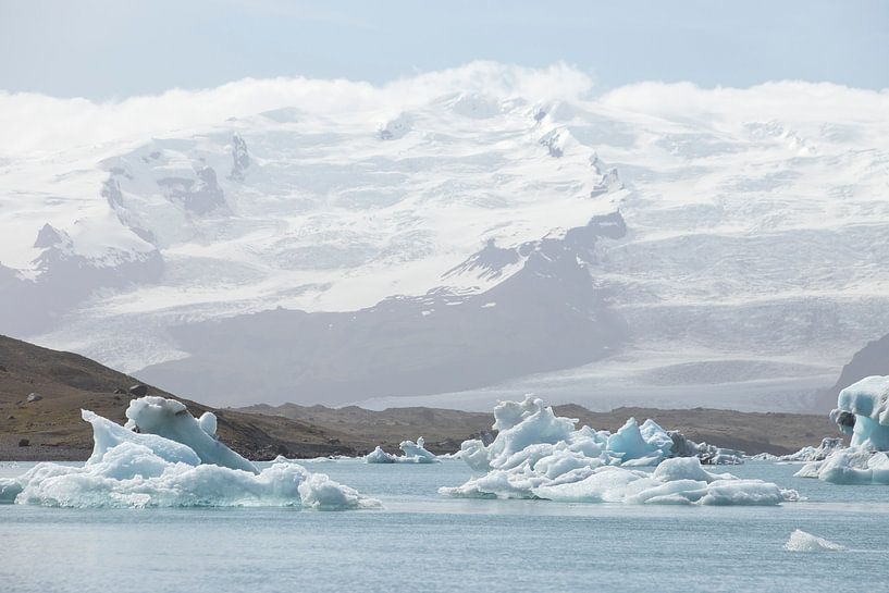 Jökulsarlon gletsjermeer van Ewan Mol