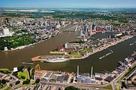Photo aérienne du centre de Rotterdam par Frans Lemmens Aperçu