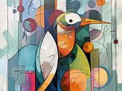 Portret van Abstract Schilderij thumbnail