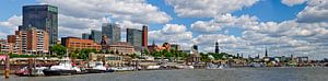 Panorama von Hamburg an der Elbe